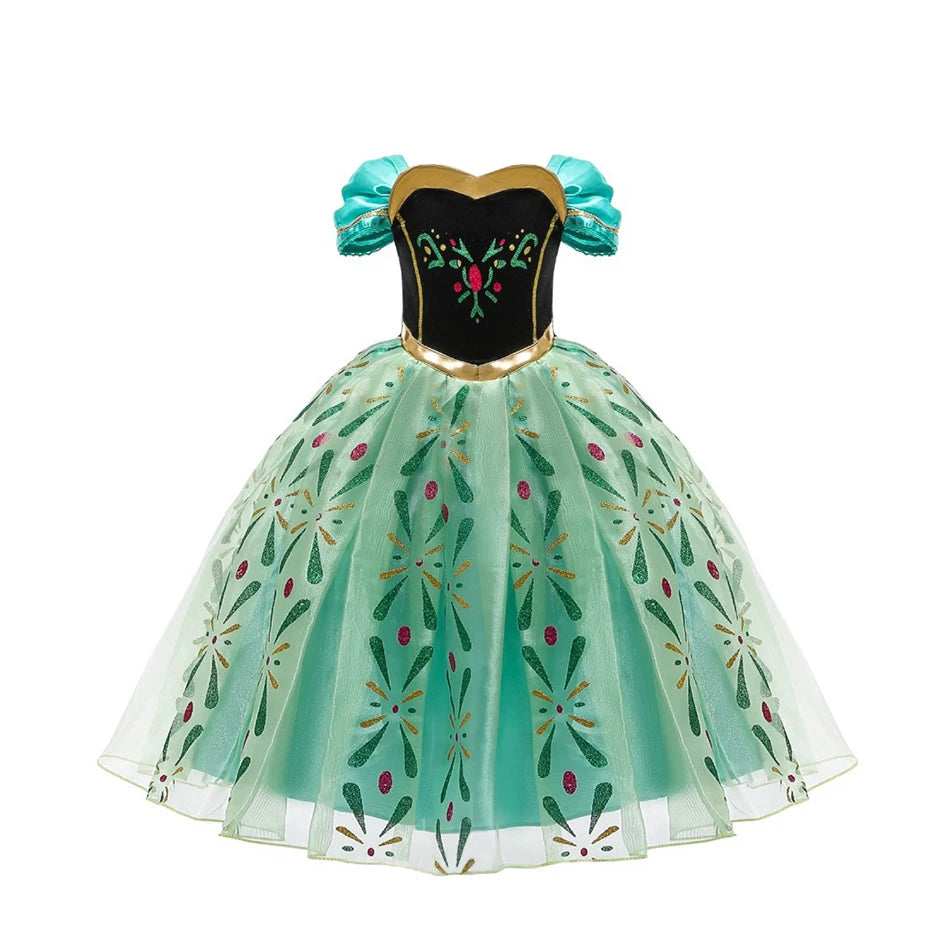 Kids Princess Costume Dress for Birthday Carnival and Parties