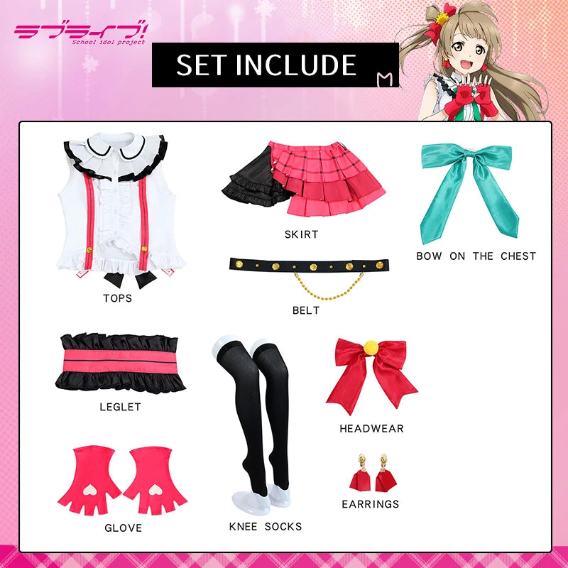 Women’s Anime-Inspired Carnival Uniform Cosplay Costume