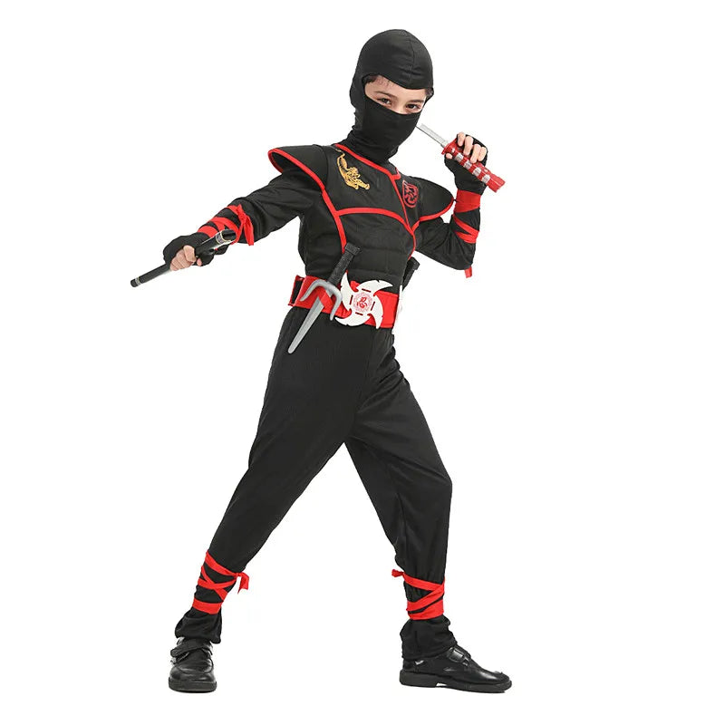 Boys Ninja Costume with Martial Arts Accessories