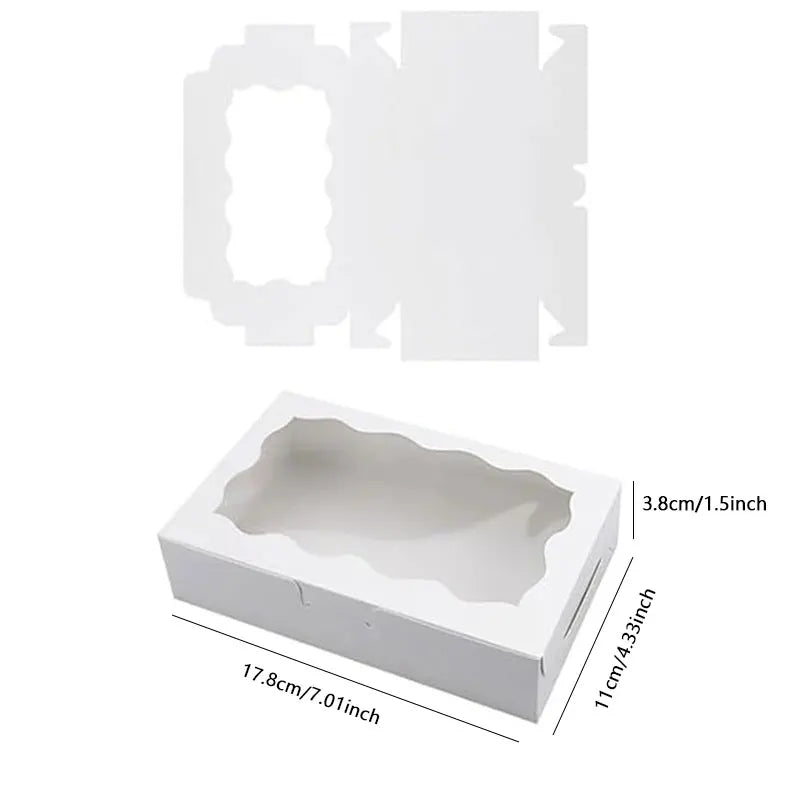 15/30pcs Kraft Paper Gift Boxes Cookies,Bread,Candy And More-Suitable For Thanksgiving,Christmas,Weddings,Birthdays