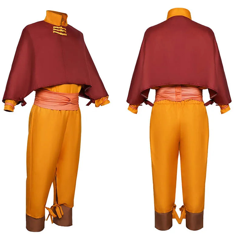 Air Nomad-Inspired Anime Cosplay Costume for Halloween