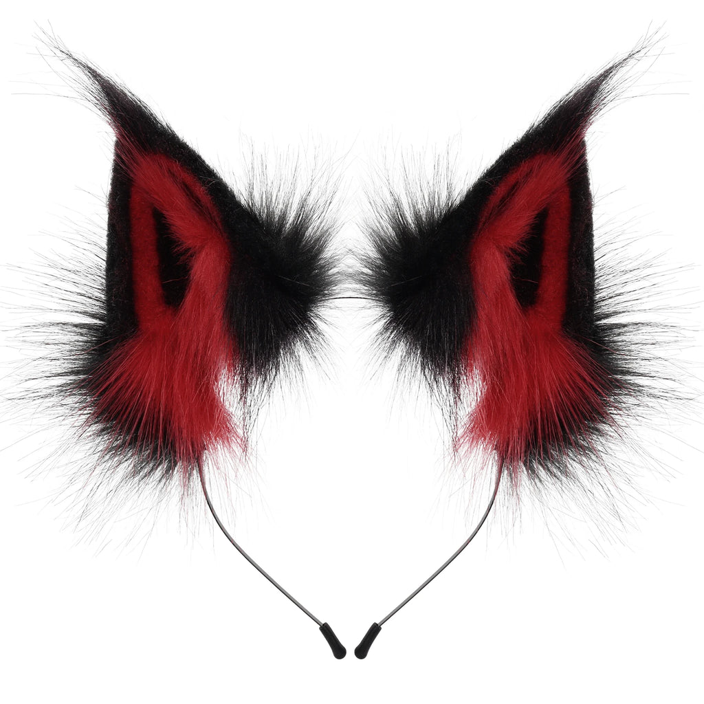 Faux Fur Fox Wolf Ear Headband Costume Accessory