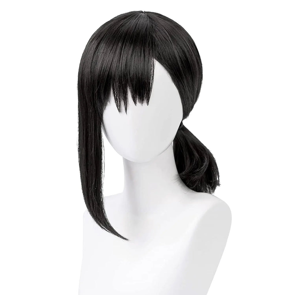 Long Orange Brown Cosplay Wig with Bangs for Adults