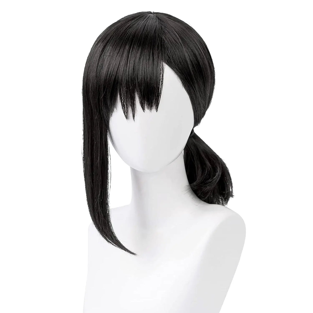 Long Orange Brown Cosplay Wig with Bangs for Adults
