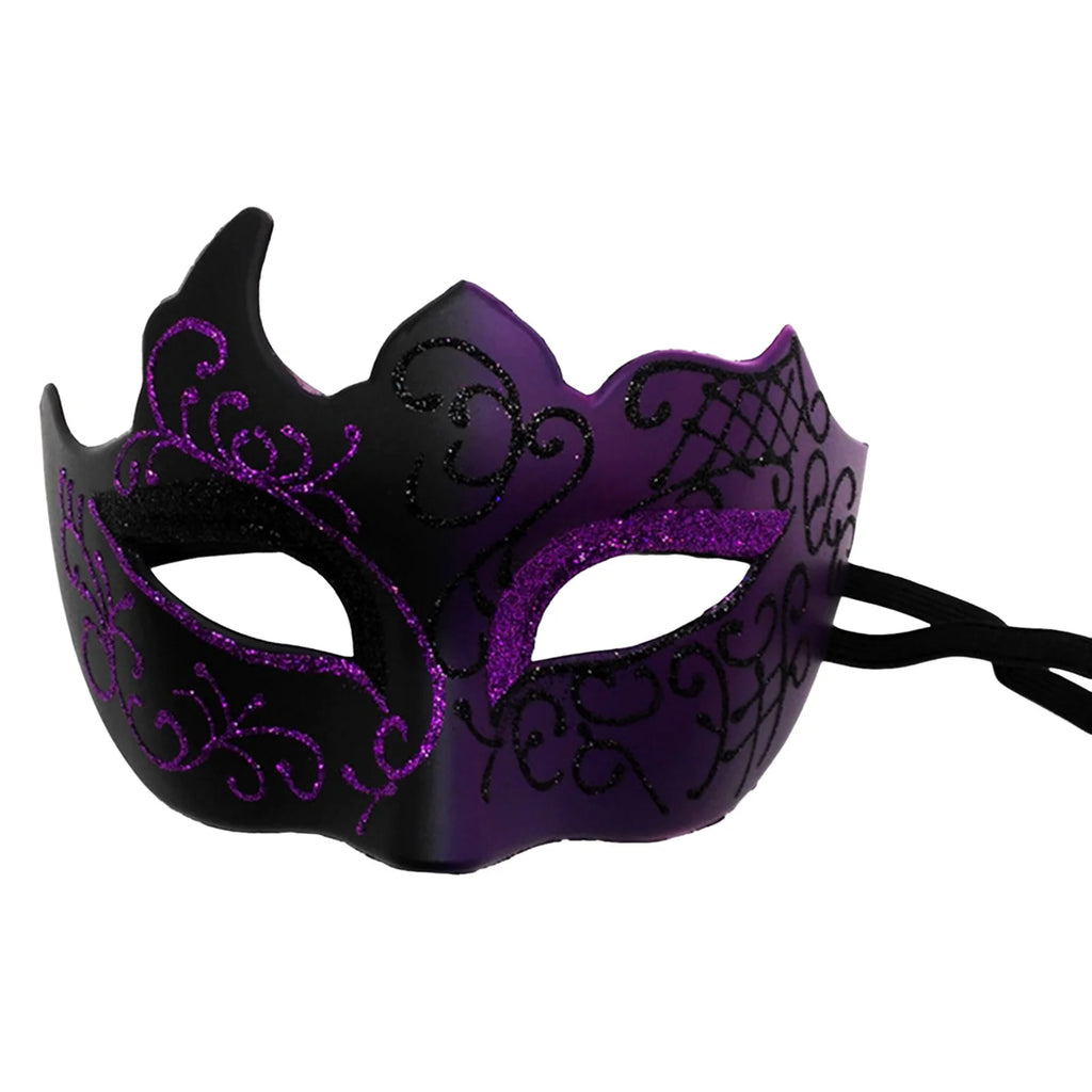 Men's Masquerade Mask with Elastic Strap for Costume Parties