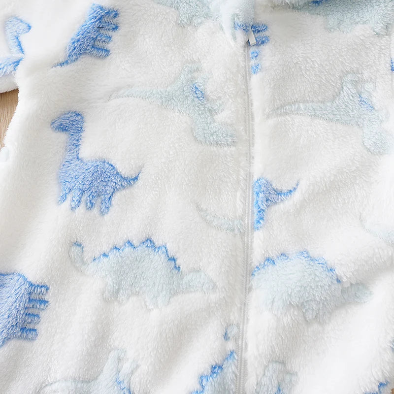 Autumn dinosaur New Style Casual  Cartoon Soft Clothes Toddler Jumpsuit Toddler Jumpsuit Costume Romper Onesie Print Clothes boy