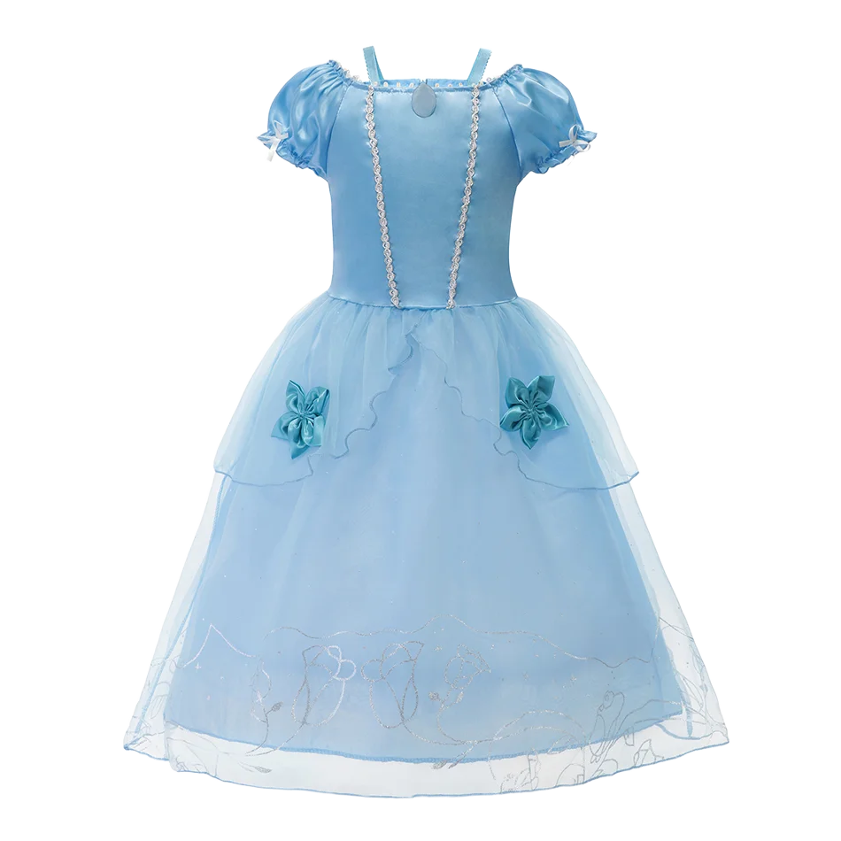 Girls Princess Costume Dress for Christmas, Carnival and Parties