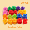 10/20pcs Set Screwing Building Blocks Creative Mosaic Puzzle Toys for Children Plastic Insert Nut Shape Boys Educational Toy