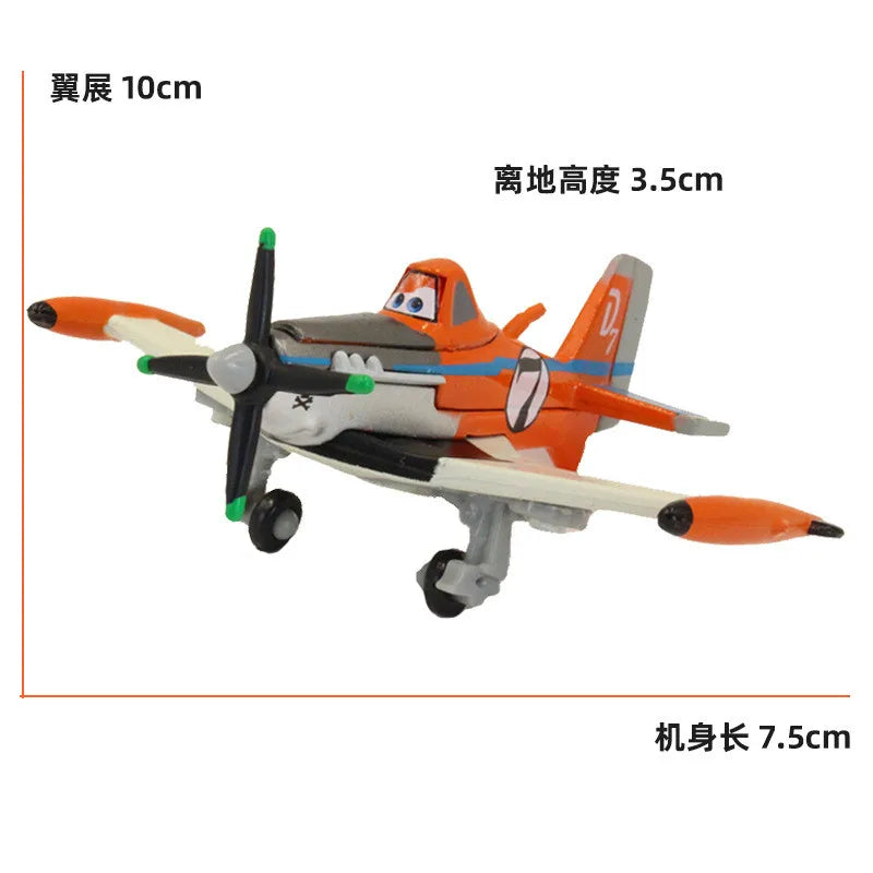 Planes Toys Dust Crophopper Skipper Dottie Ehsani Metal Diecast Fighter Aircraft Collectible Model Peripheral Toys Birthday Gift