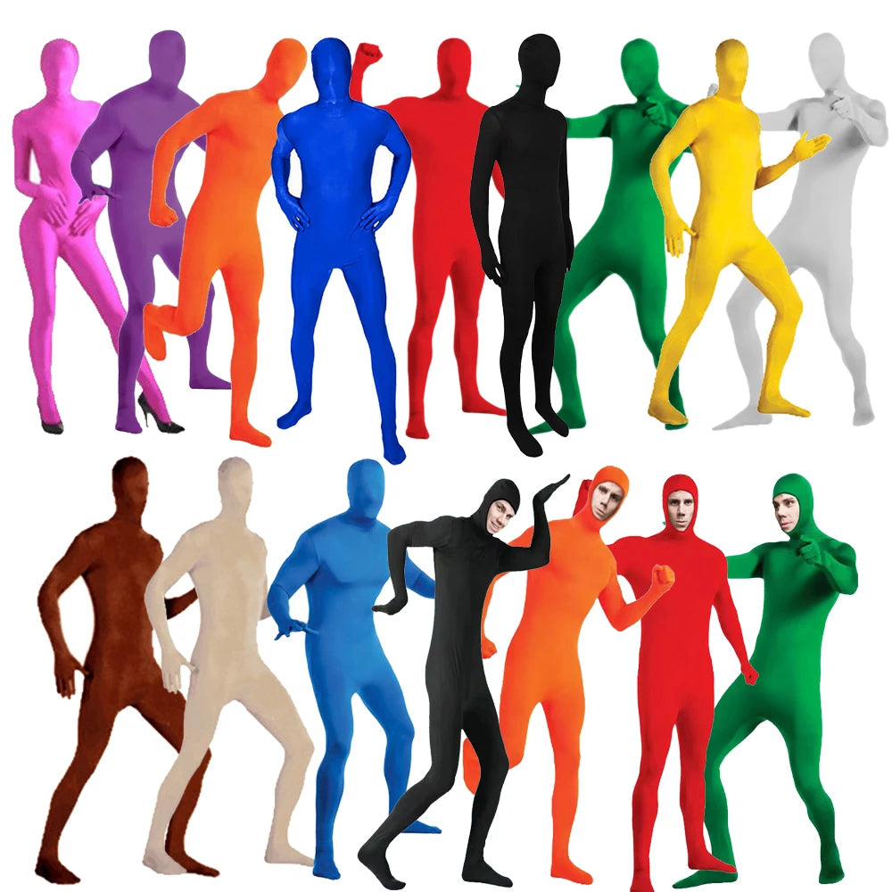 Full Body Stretch Zentai Cosplay Costume Jumpsuit