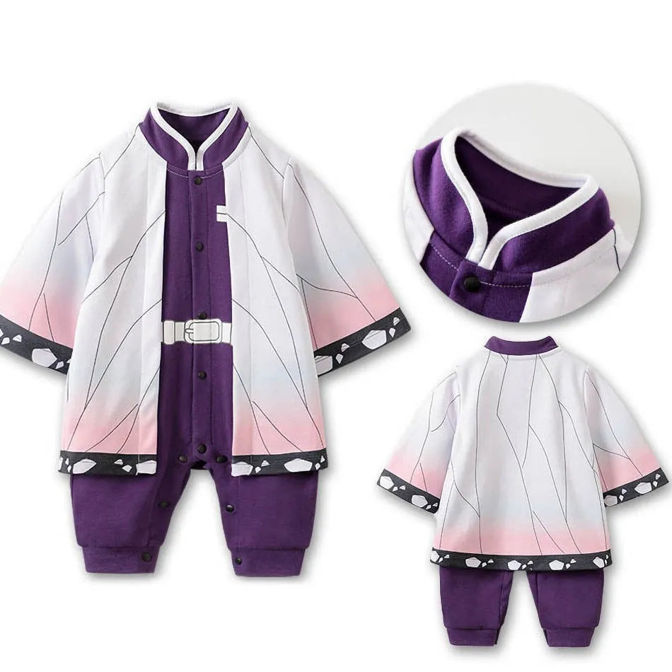 Anime Inspired Baby Cosplay Romper, 0 to 18 Months, Long Sleeve
