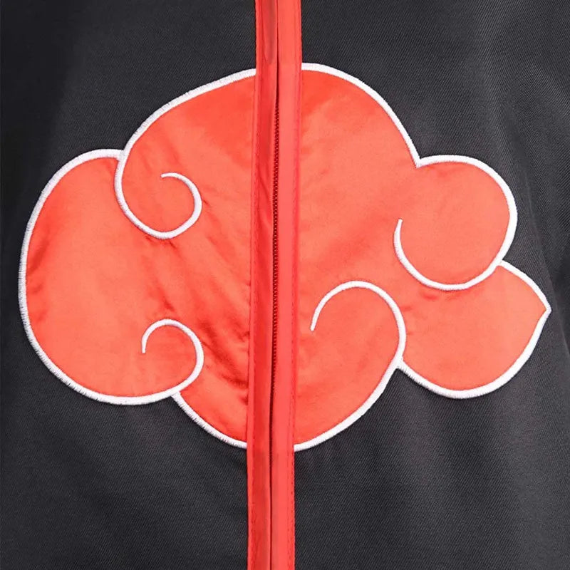 Unisex Anime-Inspired Cloak Costume with Headband & Ring