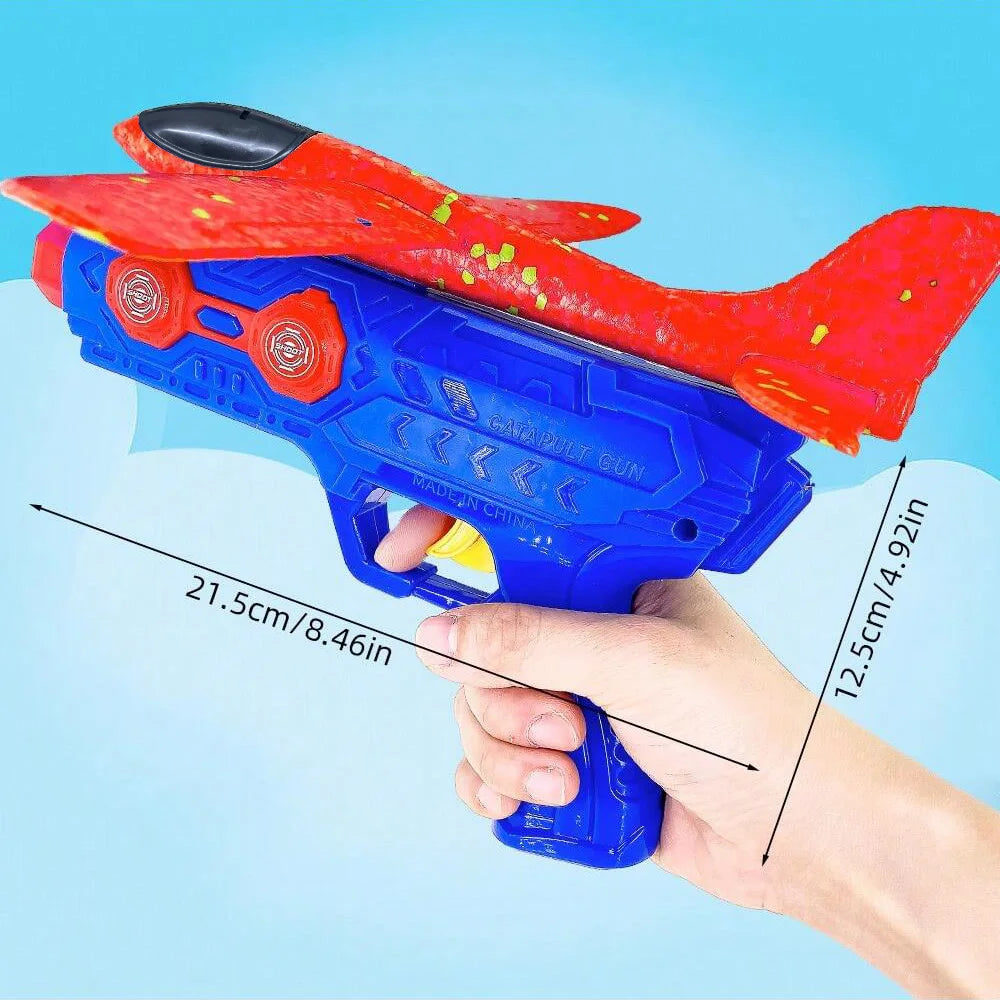 Kids' Catapult Planes, Foam Planes, Gliders, Parent-Child Outdoor Shooting Flying Toys (Separate Accessory Packs for Purchase)