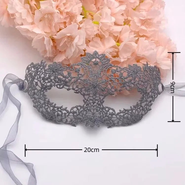 Gold Silver Lace Masquerade Eye Mask for Costume Parties