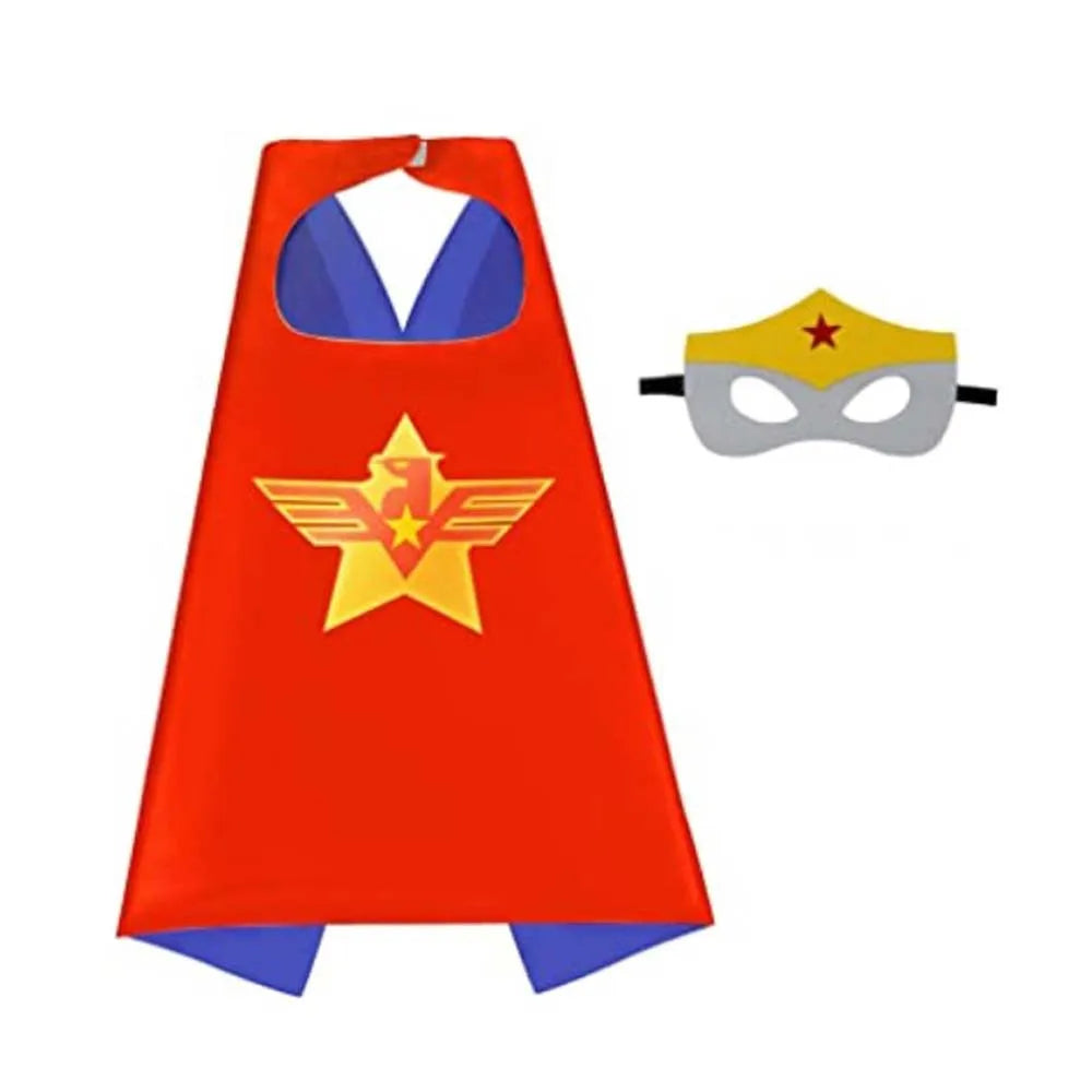 Kids Superhero-Inspired Cape Costume for Parties