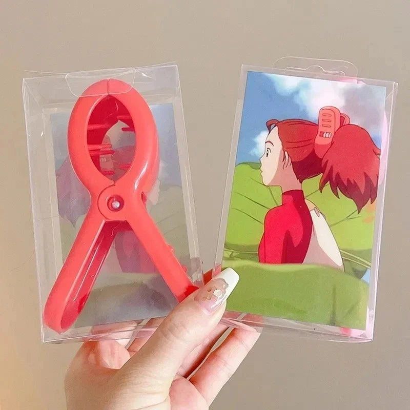 Shark Hair Clip Red Ponytail Hair Claw Cosplay Accessory