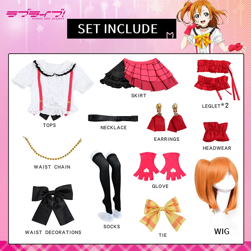 Women’s Anime-Inspired Carnival Uniform Cosplay Costume
