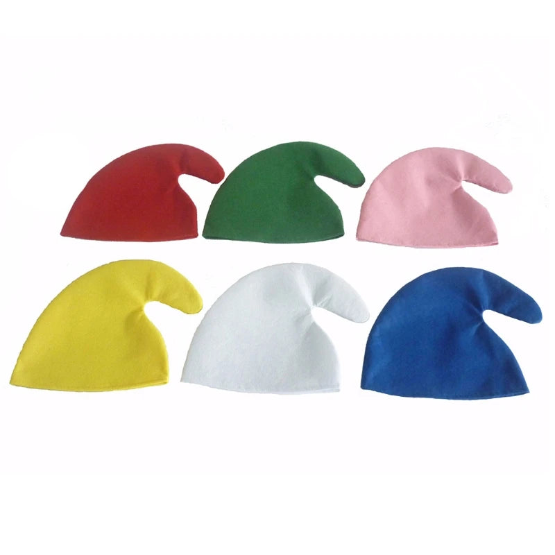Multicolor Christmas Elf Hat Party Costume Accessory