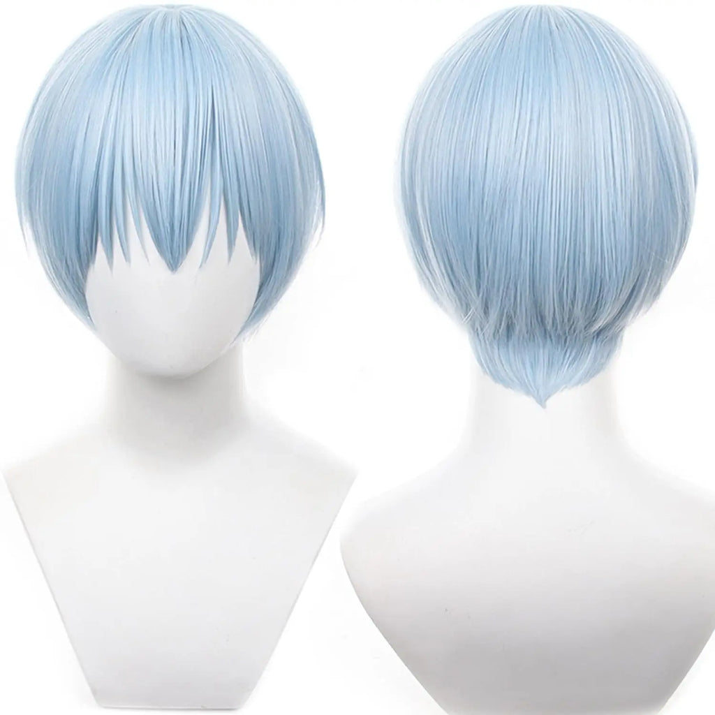 Long Orange Brown Cosplay Wig with Bangs for Adults