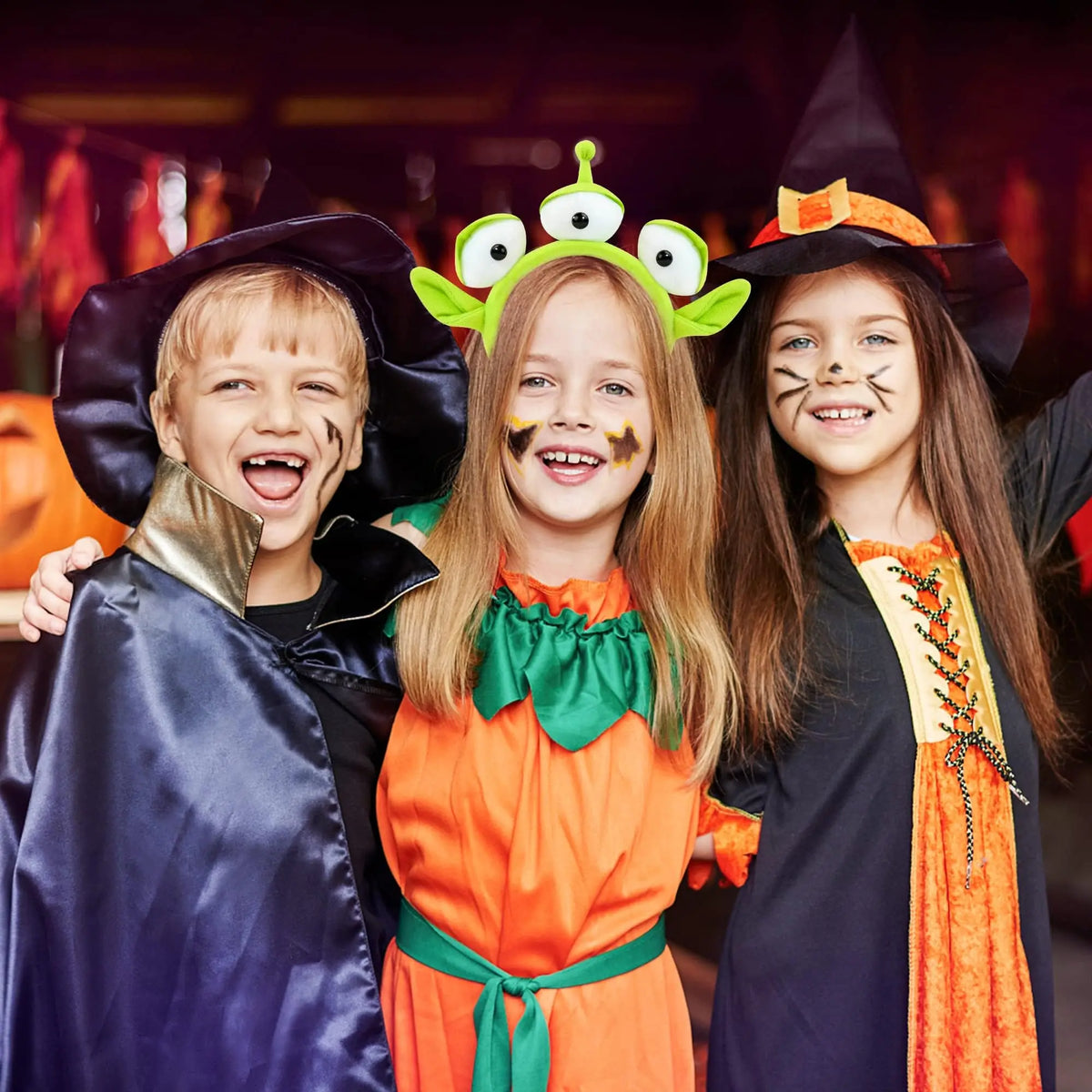 Three-Eyed Alien Headband for Kids Halloween & Theme Parties