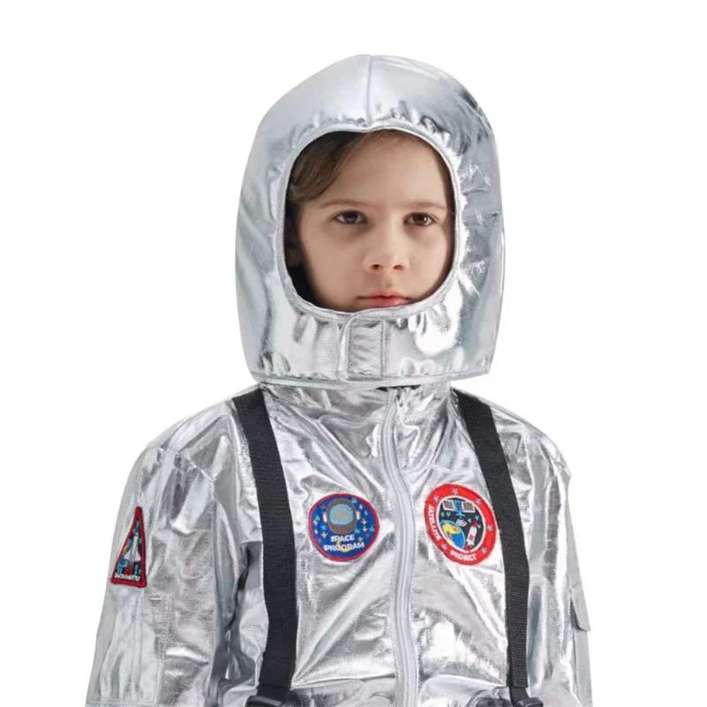 Astronaut Spacesuit Costume Silver Space Suit