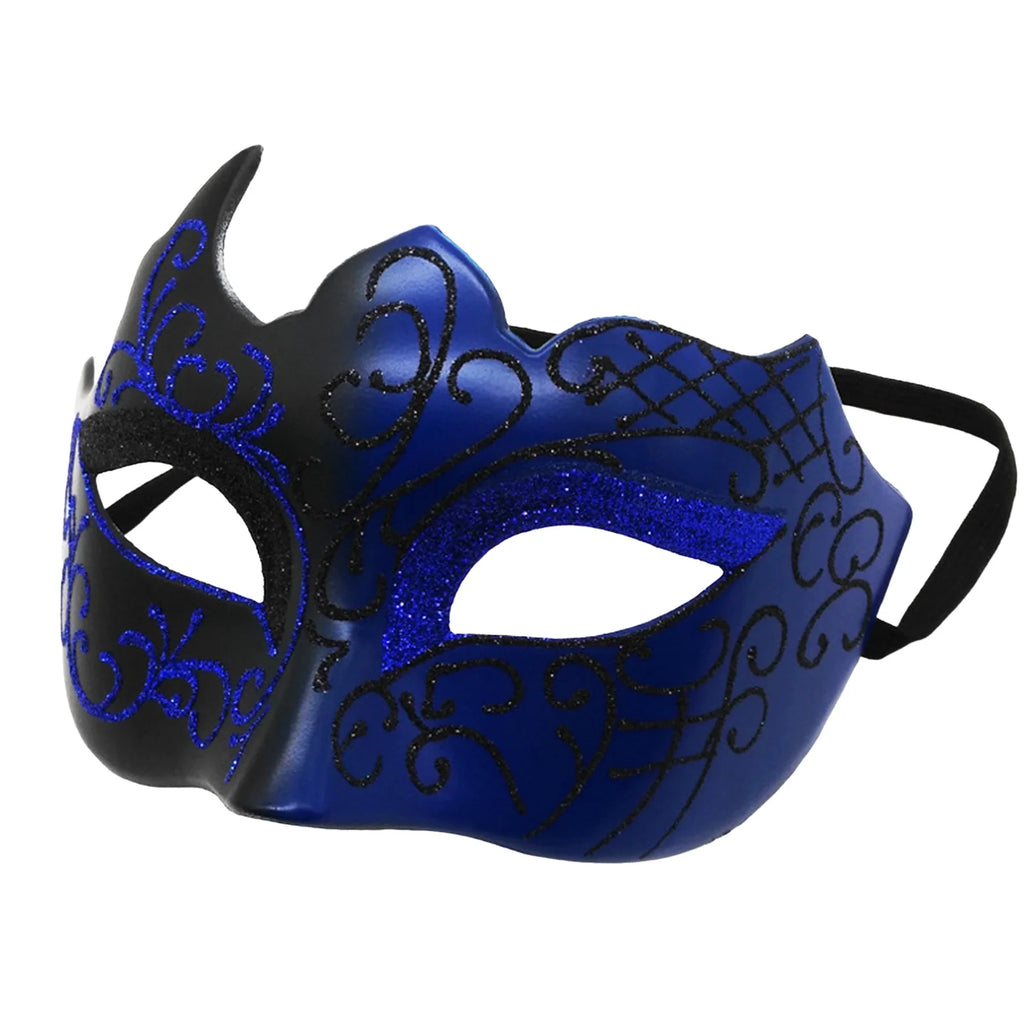 Men's Masquerade Mask with Elastic Strap for Costume Parties
