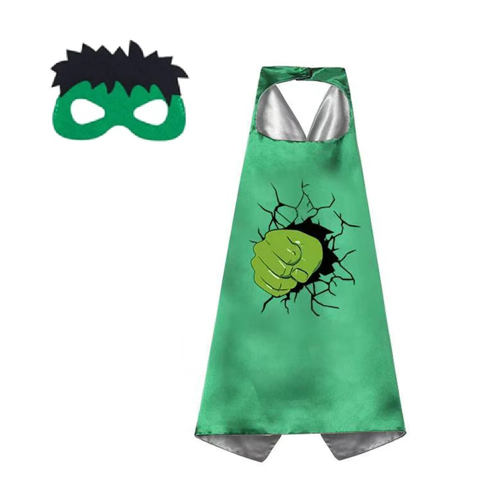 Kids Superhero-Inspired Cape Costume for Parties