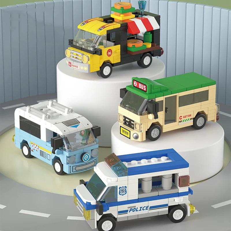 8 Puzzle Toys, Building Blocks, Sliding Cars, City Themed Simulation Vehicles, Exquisite Interior Decorations, Holiday Gifts
