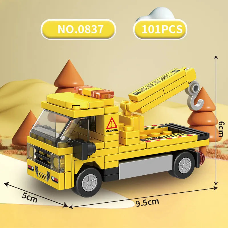 8 Puzzle Toys, Building Blocks, Sliding Cars, City Themed Simulation Vehicles, Exquisite Interior Decorations, Holiday Gifts