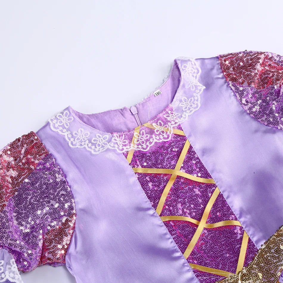 Girls Autumn Princess Dress Costume, Ages 2 to 10