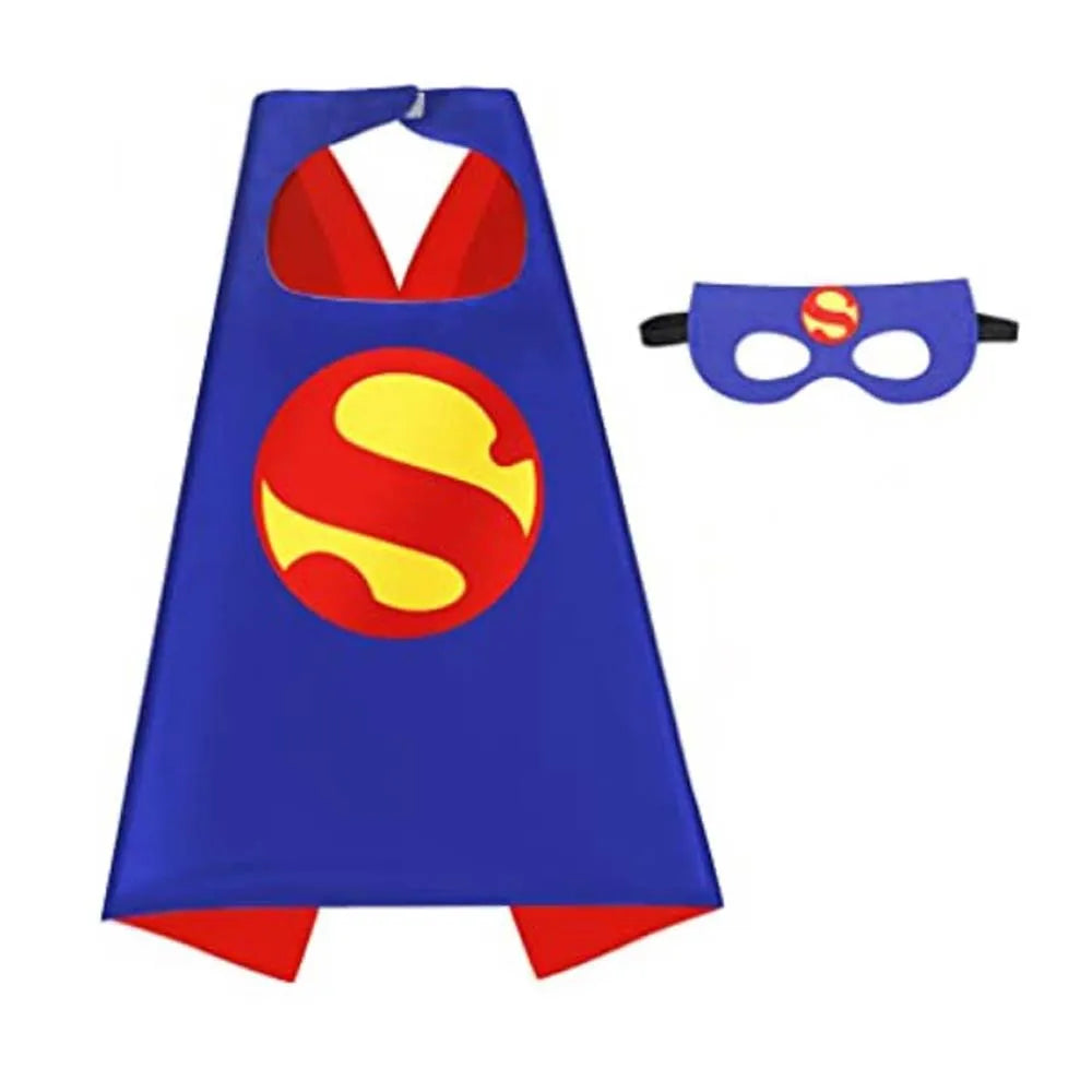 8-Piece Superhero Cape Set for Kids Halloween & Dress-Up Parties