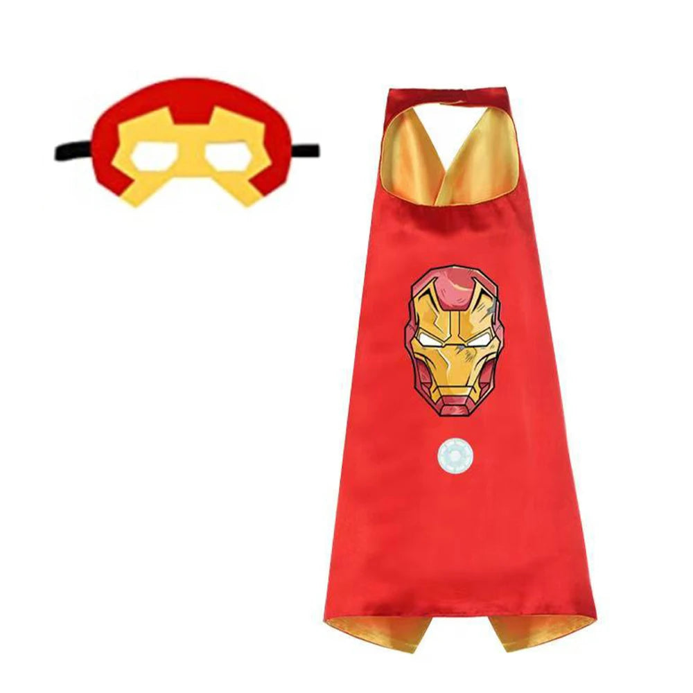 Kids Superhero-Inspired Cape Costume for Parties