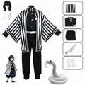 Snake-Inspired Kimono Cosplay Costume with Wig