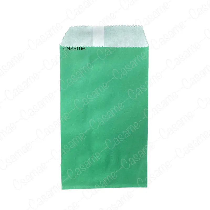 50pcs 15*10CM Wave Dot Kraft Paper Candy Biscuit Bags Packing Pouch Popcorn Bag Birthday Wrapping Supplies Pastry Tool