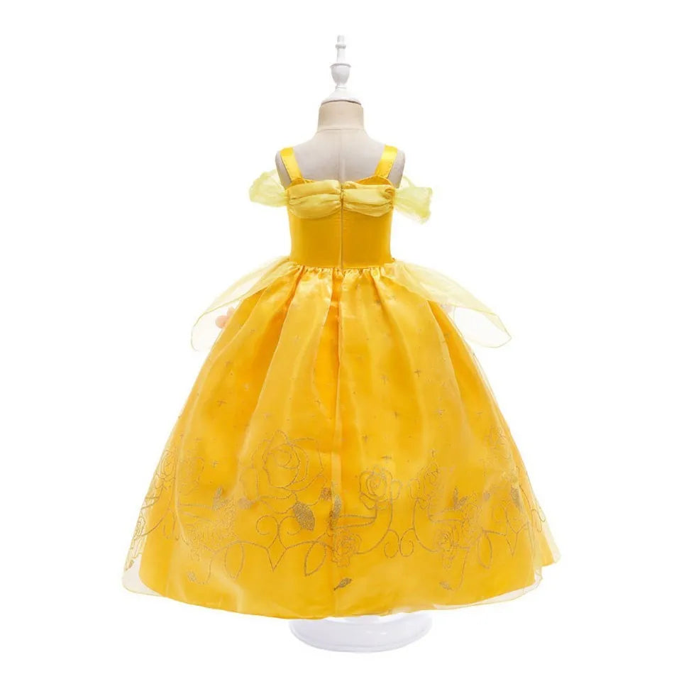 Girls Elegant Princess Dress Christmas & Halloween Costume