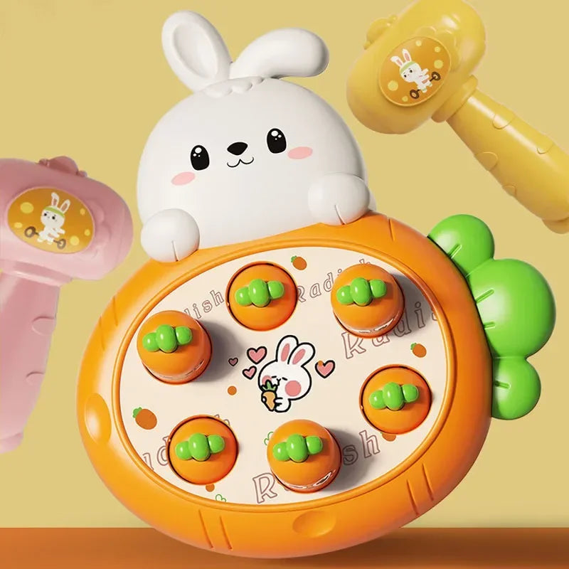 Cartoon Montessori Baby Toys Toddler Educational Birthday Gift Animal Theme Knocking Game Parent Child Board Hammering Game