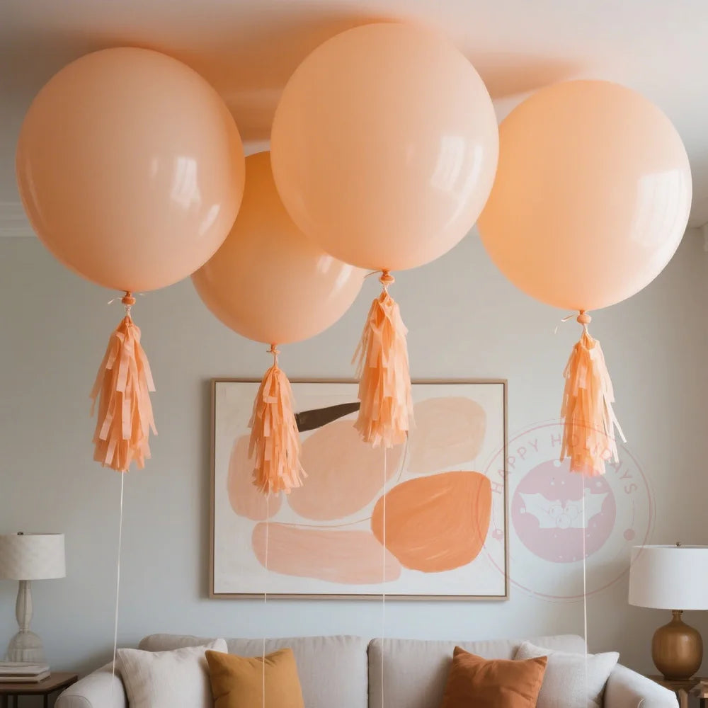 2-10pcs 36inch Color Big Balloon Purple Pink White Orange Blue Green Latex Balloons Birthday Party Decoration Helium Balloon