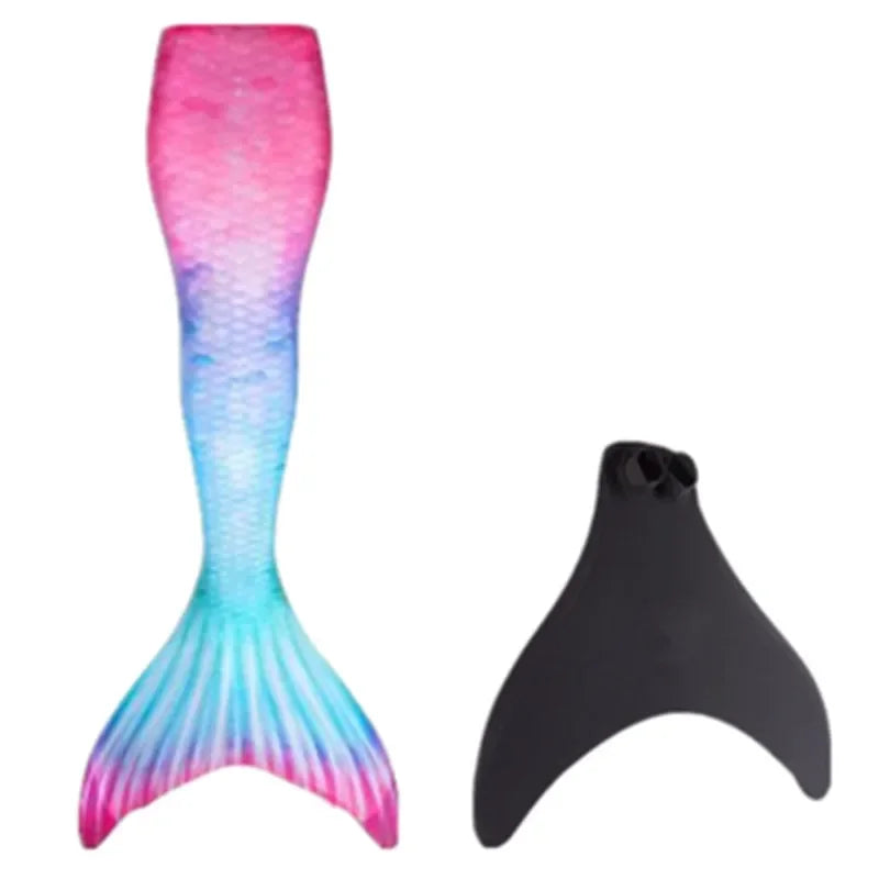 Kids & Adult Mermaid Tail Costume with Monofin Fin