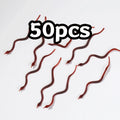 50pcs Realistic Bugs Funny Toy Fake Cockroach Novelty Insects Halloween Prank Simulation Tricky Disgusting Scary Party Supplies