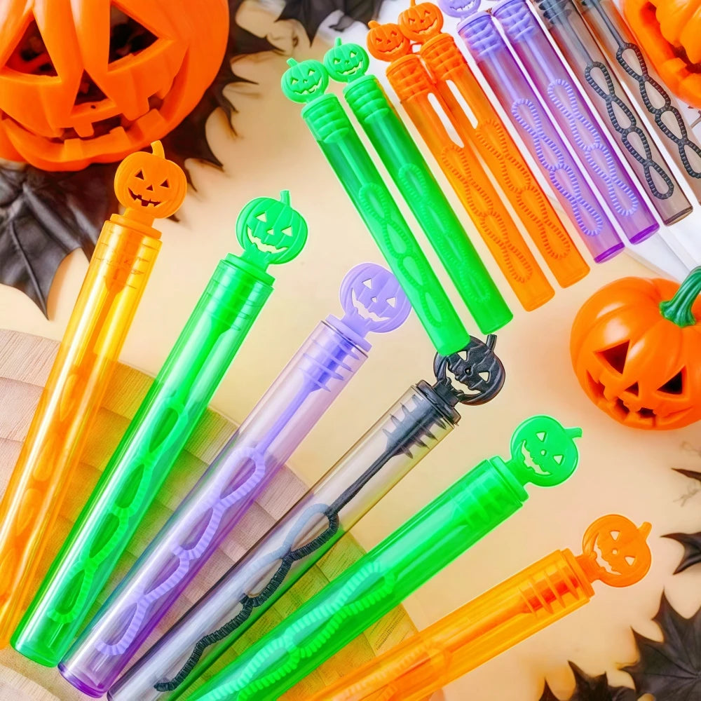 10-50 Pcs Halloween Pumpkin Soap-free Test Tube for Halloween Horror Prank Party Carnival Party School Party Gift Decoration