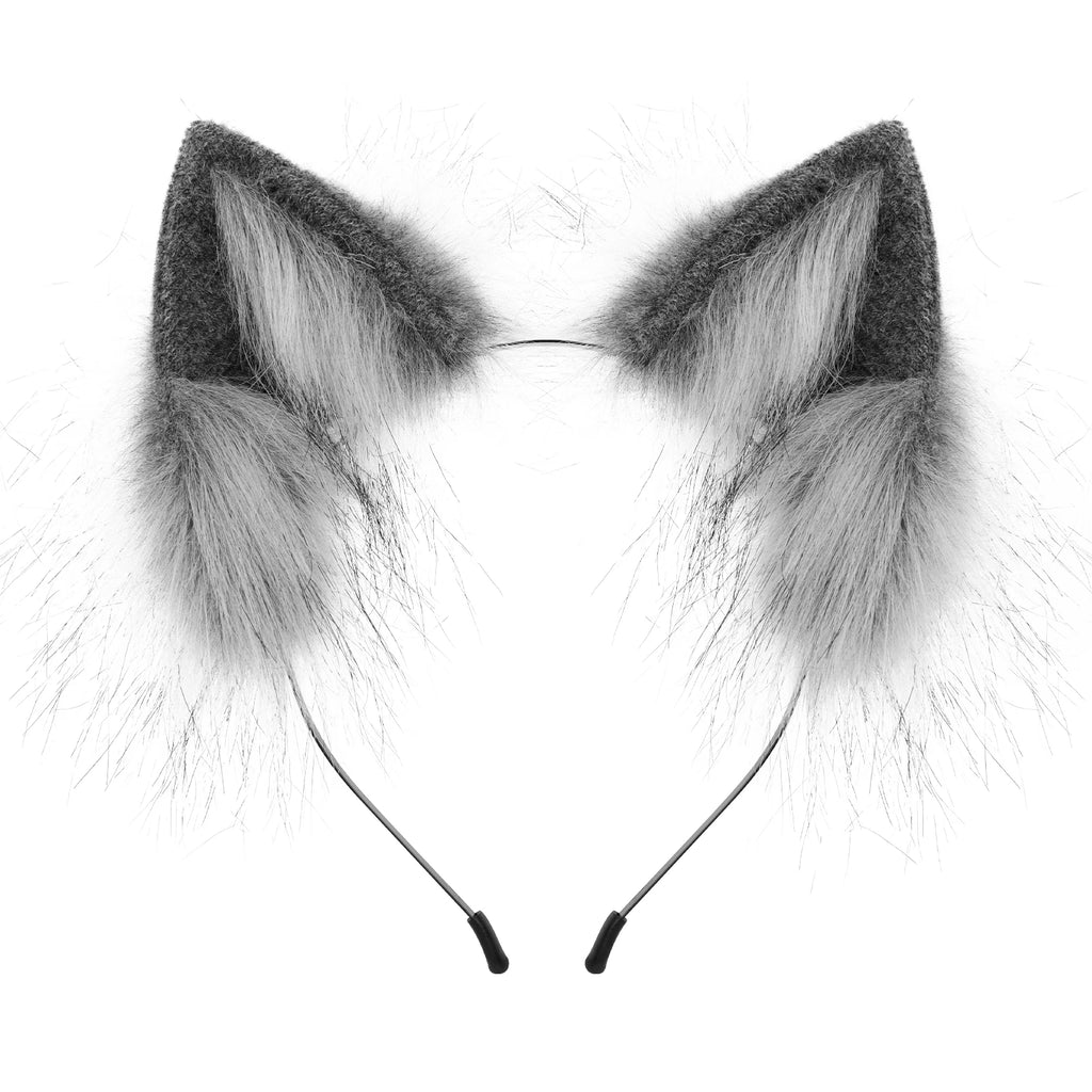 Faux Fur Cat and Fox Ear Headband for Cosplay Costumes