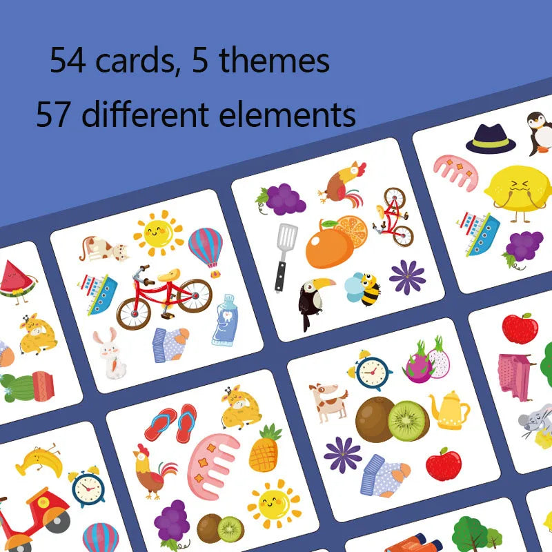 Memory Matching Cards Toys Animal Traffic Cognition Boards Games Logical Thinking Toys Brain Training