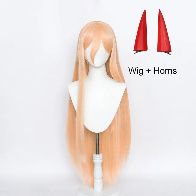 Long Orange Pink Two-Tone Cosplay Wig Heat Resistant Synthetic Hair