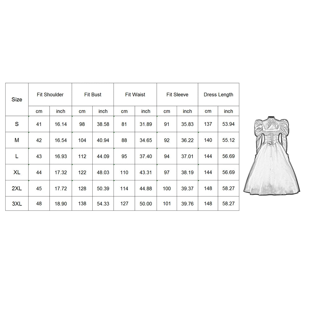 Women’s Black Gothic Victorian Renaissance Ball Gown