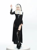 Women’s Anime-Inspired Nun Costume for Halloween & Cosplay