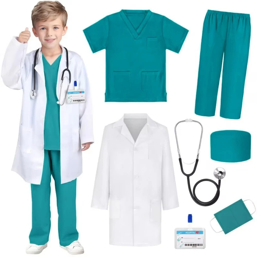 Medical Lab Coat Costume for Science, Cosplay & Parties