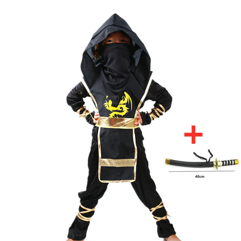 Boys Ninja Costume with Martial Arts Accessories