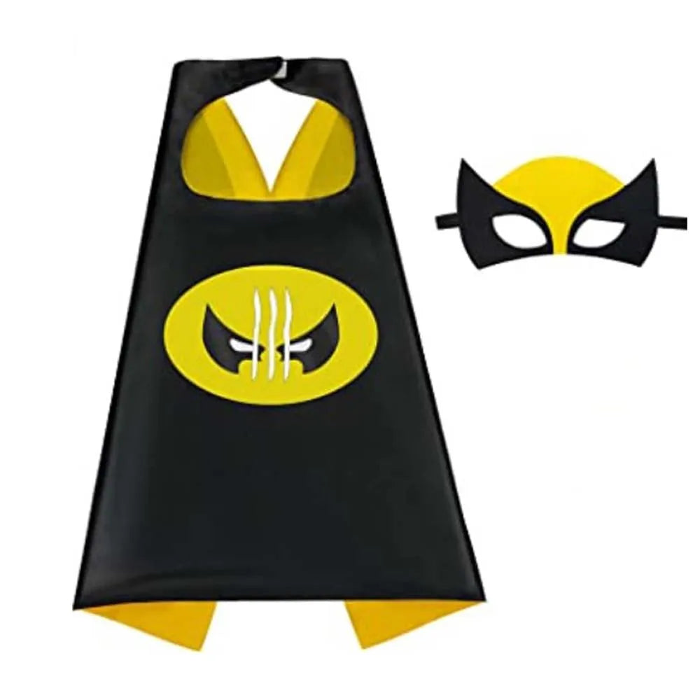 Kids Superhero-Inspired Cape Costume for Parties