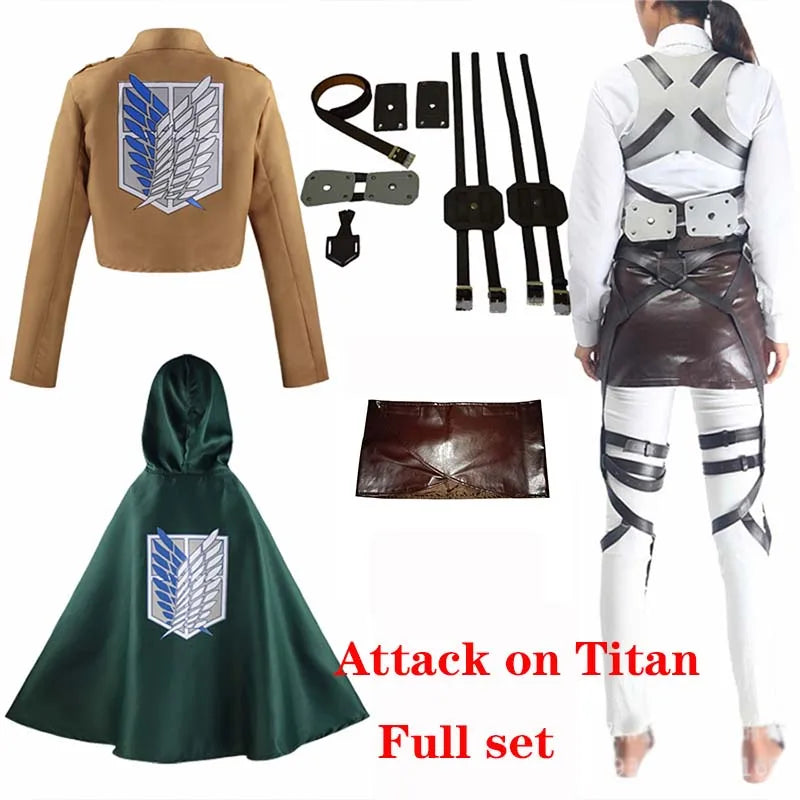 Anime-Inspired Scout Uniform Cosplay Costume Full Set