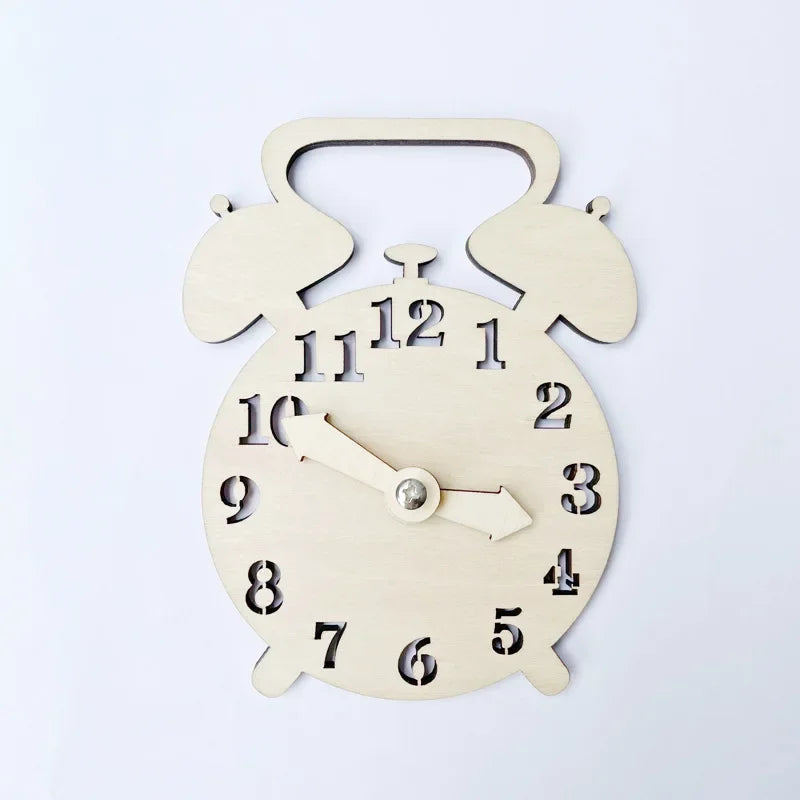 DIY Busy Board Montessori Hot  Air Dalloon Carriage Door Educational Toy Wood Chip Graphic Pairing Wooden Part For Childre Gifts
